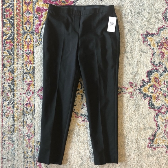 NWT $69 Chaus Straight Legged Work Pants Small - High Rise Straight Leg Leggings - Picture 1 of 6